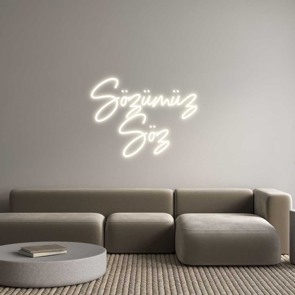 NEONSIGN: Sözümüz
Söz