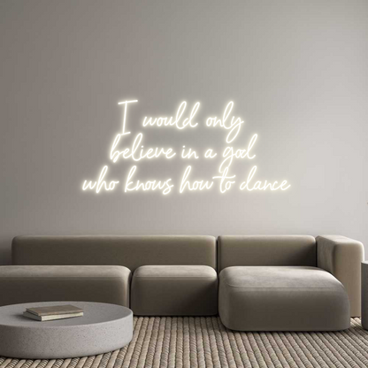 NEONSIGN: I would only ...