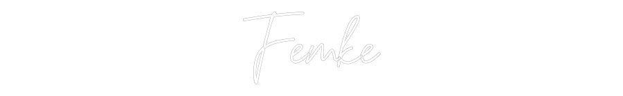 NEONSIGN: Femke