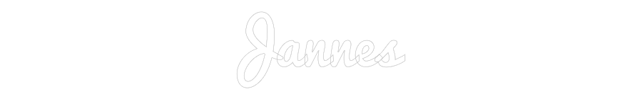 NEONSIGN: Jannes